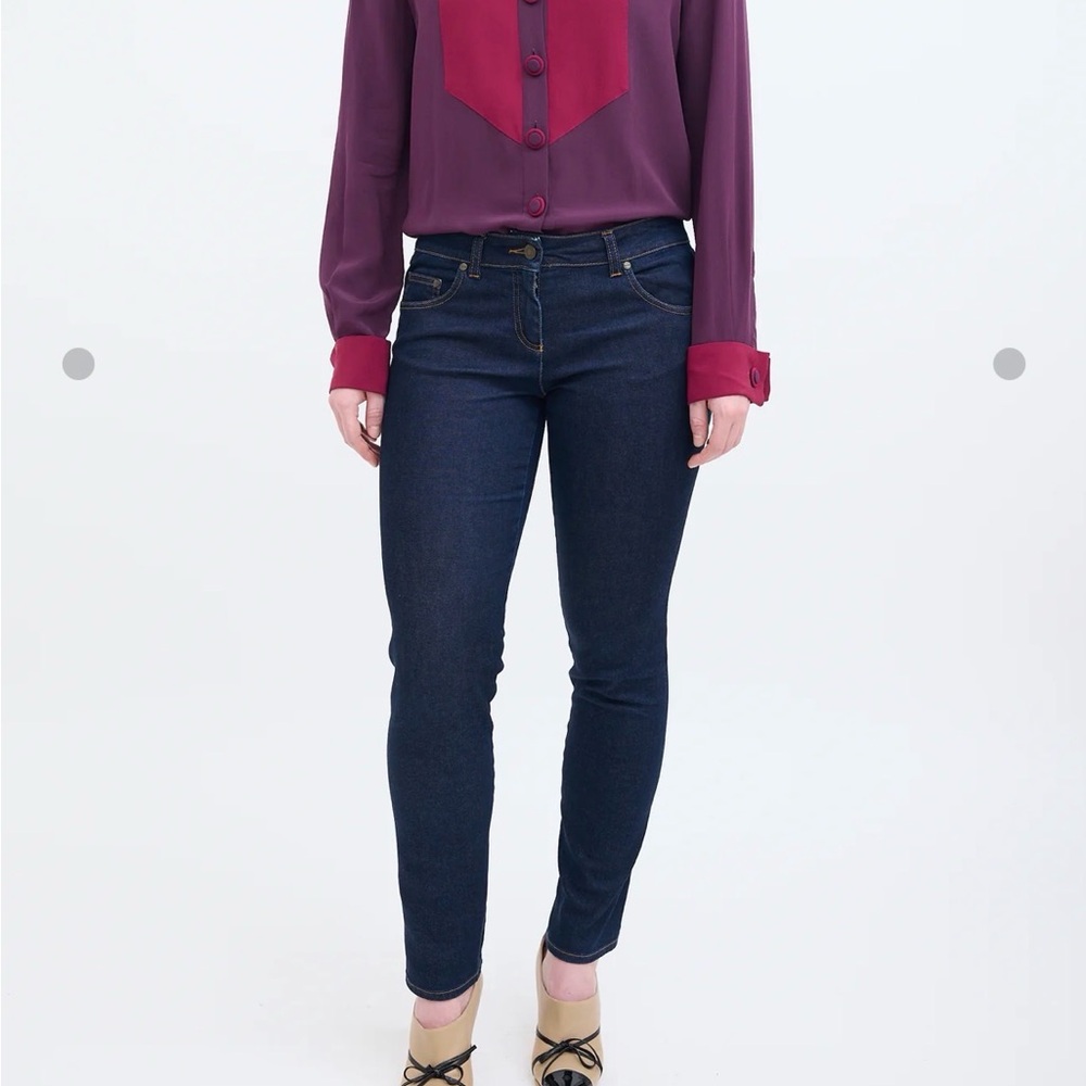 Alexander McQueen Dark Blue Straight Leg Jeans